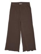 Copenhagen Colors Modal Rib Wide Pants Brun