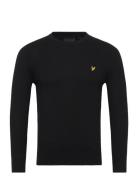Lyle & Scott Cotton Merino Crew Neck Jumper Svart