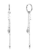 By Jolima Heart Locker Mix Huggie Gold Silver