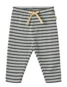 Wheat Jersey Pants Manfred Blå