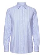 Newhouse Elsa Striped Oxford Shirt Blå