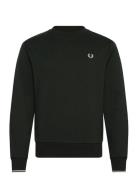 Fred Perry Crew Neck Sweatshirt Khaki Green