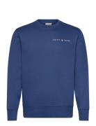 GANT Printed Graphic C-Neck Sweat Blå