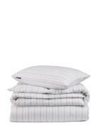 Lexington Home Striped Lyocell/Cotton Pin Point Oxford Bed Set Vit