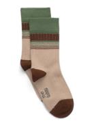 Minipop Minipop® Bamboo Mix Stripes Socks Beige