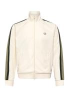 Fred Perry Two Col Tape Trk Jkt Kräm