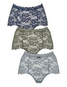 Missya Lace Maxi 3-Pack Marinblå