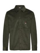 Dickies M Corduroy Shirt Ls Khaki Green