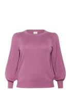 Kaffe Curve Kcloni Knit Pullover Rosa