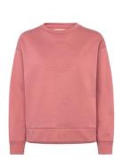 GANT Raised Graphic C-Neck Sweat Rosa