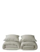 The Organic Company 2 X Bedlinen Set - Normal Length Grå