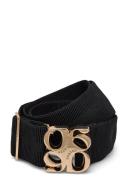 Dante6 Dante6-Motif Logo Tape Belt Gold Svart