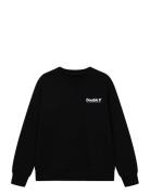 WOOD WOOD Wwjames Crew Neck Doublesun 25219 Svart
