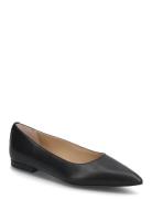 Lauren Ralph Lauren Londyn Leather Ballet Flat Svart